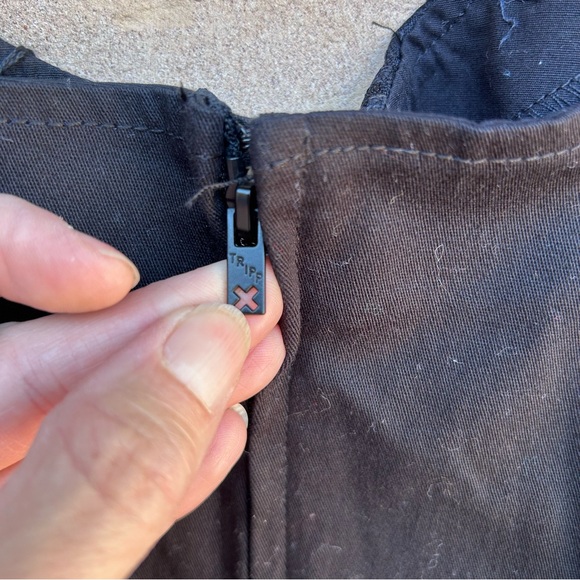 Tripp NYC Corset  Xl Dark Raver Goth Punk Gabber Halloween Wednesday Addams NWT - Picture 7 of 8